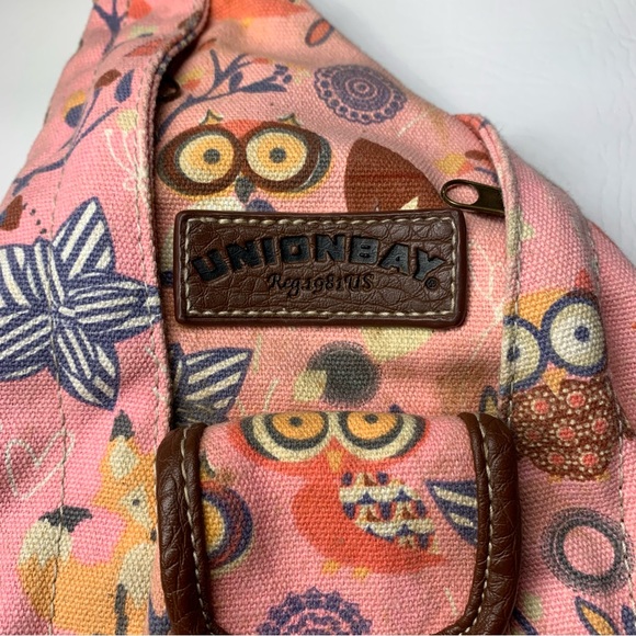 Union Bay OWLS Adjustable Braided Rope Strap Sling Bag Purse Cross Body - Picture 4 of 9